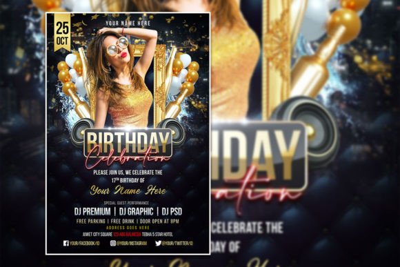 Celebrate in Style: The Ultimate Editable Party Flyer Template