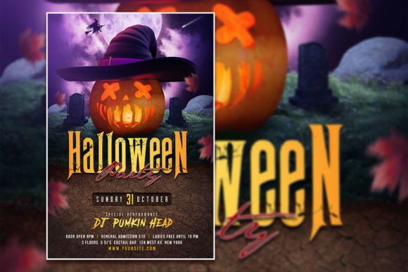 Craft a Spooky Spectacle: Your Modern Halloween Flyer