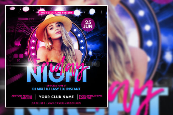 Craft the Ultimate Event Hype with Editable Night Party Templates