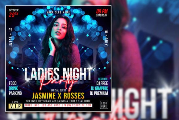 Design a Show-Stopping Ladies Night Flyer That Stops the Scroll