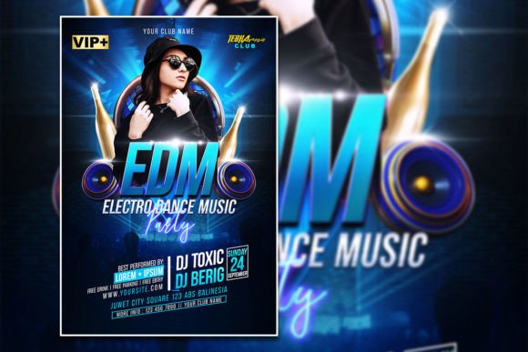 Design Your Next Big Event with This Editable PSD Flyer