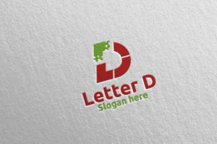 Digital Letter D Logo Design 13: A Modern Mark for Finance & Tech