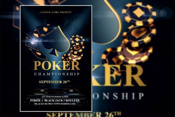 Host a High-Stakes Casino Night with a Custom Flyer