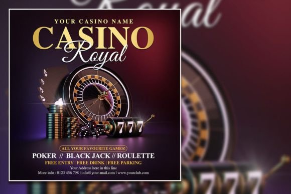 Host a Winning Event with a Casino Royal Invitation Template