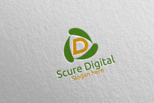 Secure Your Brand Identity with a Modern Letter D