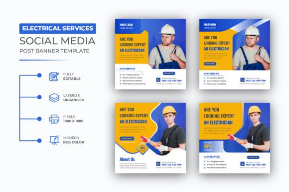 Spark Engagement: Mastering Electrical Services Social Media Posts